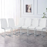 Modern Dining Chairs With Padded Seat, Metal Legs - Furniture Home Direct