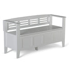 Adams - Entryway Storage Bench Handcrafted - Furniture Home Direct