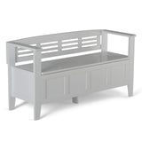 Adams - Entryway Storage Bench Handcrafted - Furniture Home Direct