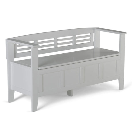 Adams - Entryway Storage Bench Handcrafted - Furniture Home Direct