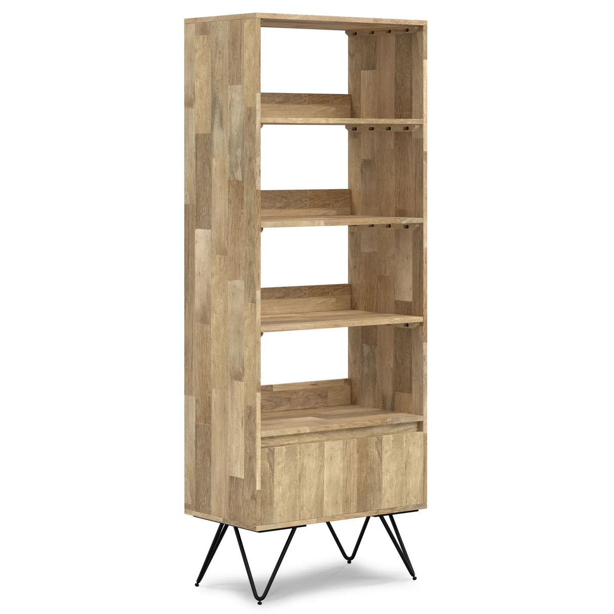 Hunter - Tall Bookcase - Natural - Furniture Home Direct