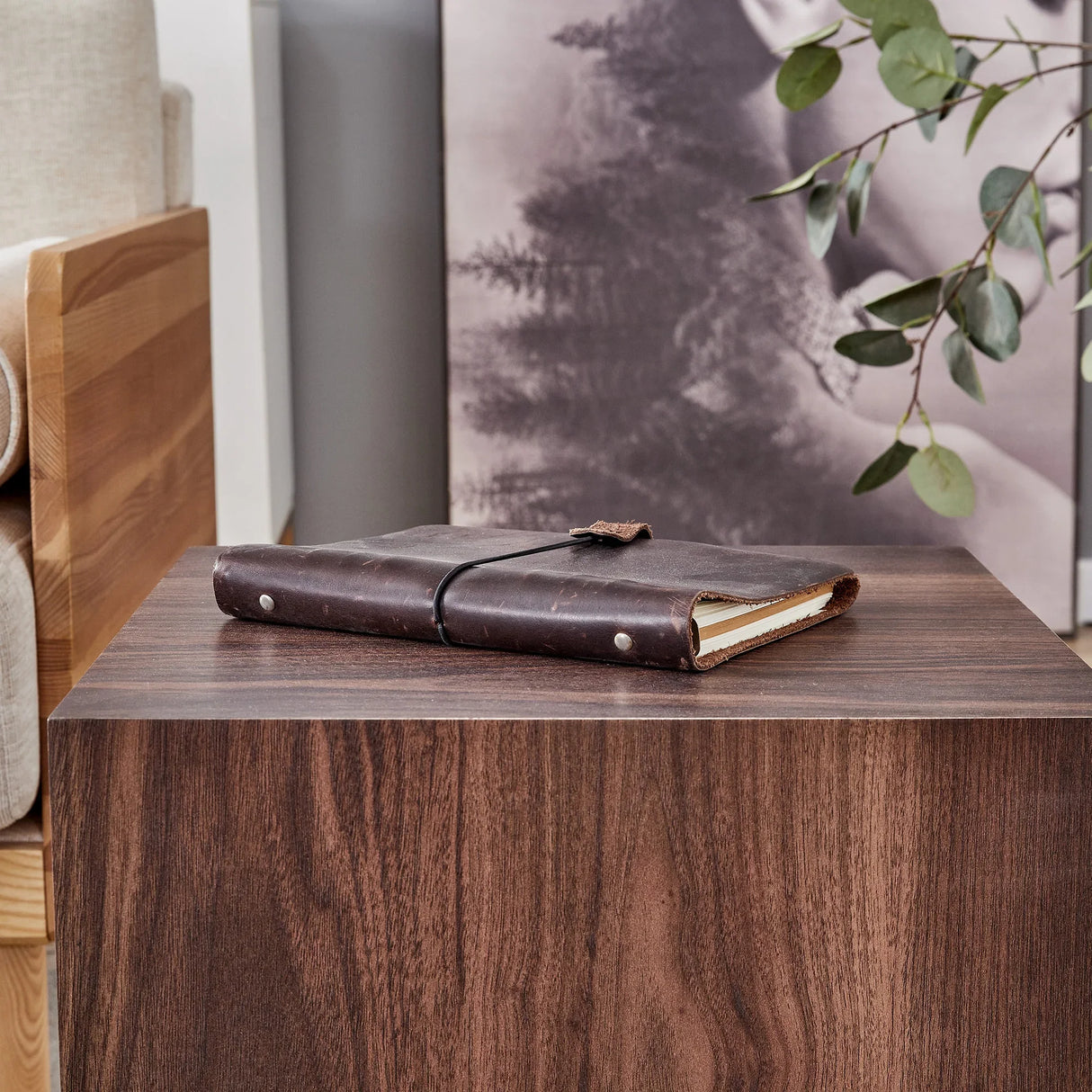 Walnut Wood Grain Coffee Table - Furniture Home Direct