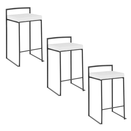 Fuji - Contemporary Style Stackable Counter Stool - Furniture Home Direct