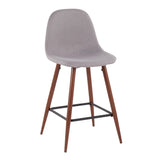 Pebble - Mid Century Modern Counter Stool (Set of 2) - Furniture Home Direct