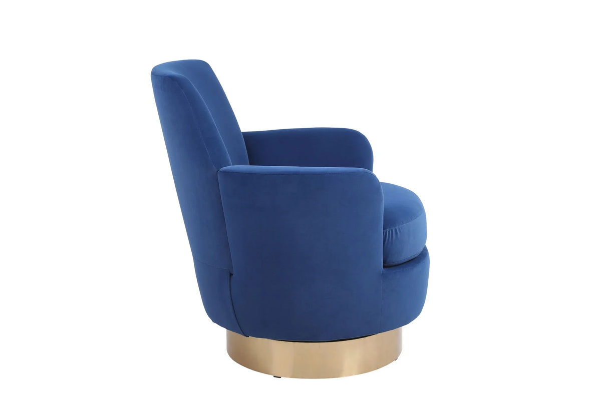 Teddy Swivel Barrel Chair, Swivel Accent Chairs Armchair For Living Room - Furniture Home Direct