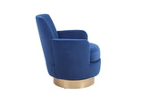 Teddy Swivel Barrel Chair, Swivel Accent Chairs Armchair For Living Room - Furniture Home Direct