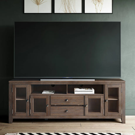 Cosmopolitan - Handcrafted Wide TV Media Stand - Furniture Home Direct