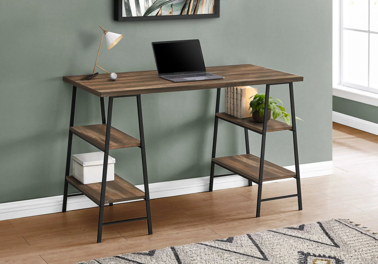 Computer Desk For Home Office, Laptop, Storage Shelves, Contemporary & Modern - Furniture Home Direct