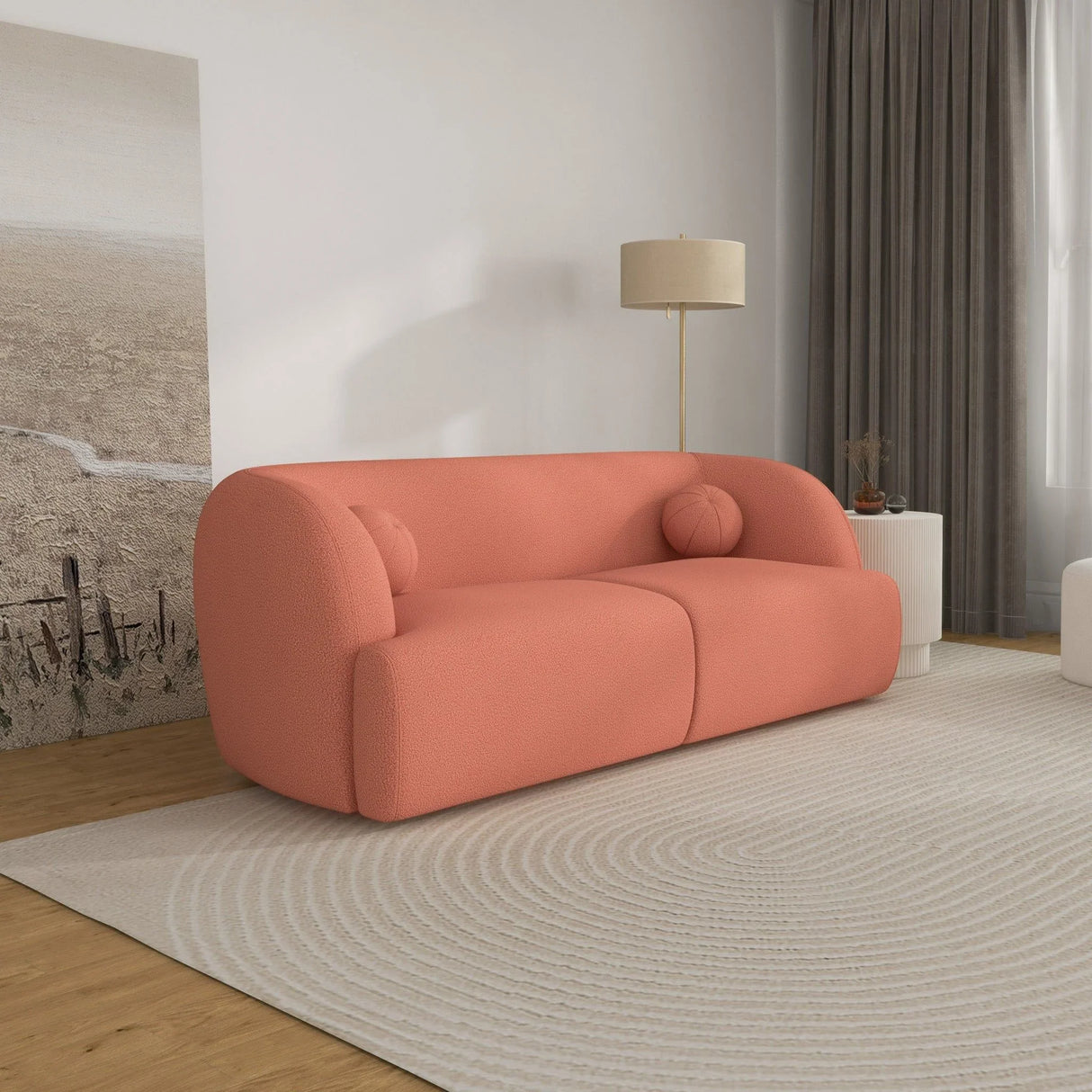 Anna - French Boucle Sofa - Furniture Home Direct