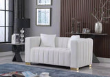 Modern Loveseat - White - Furniture Home Direct