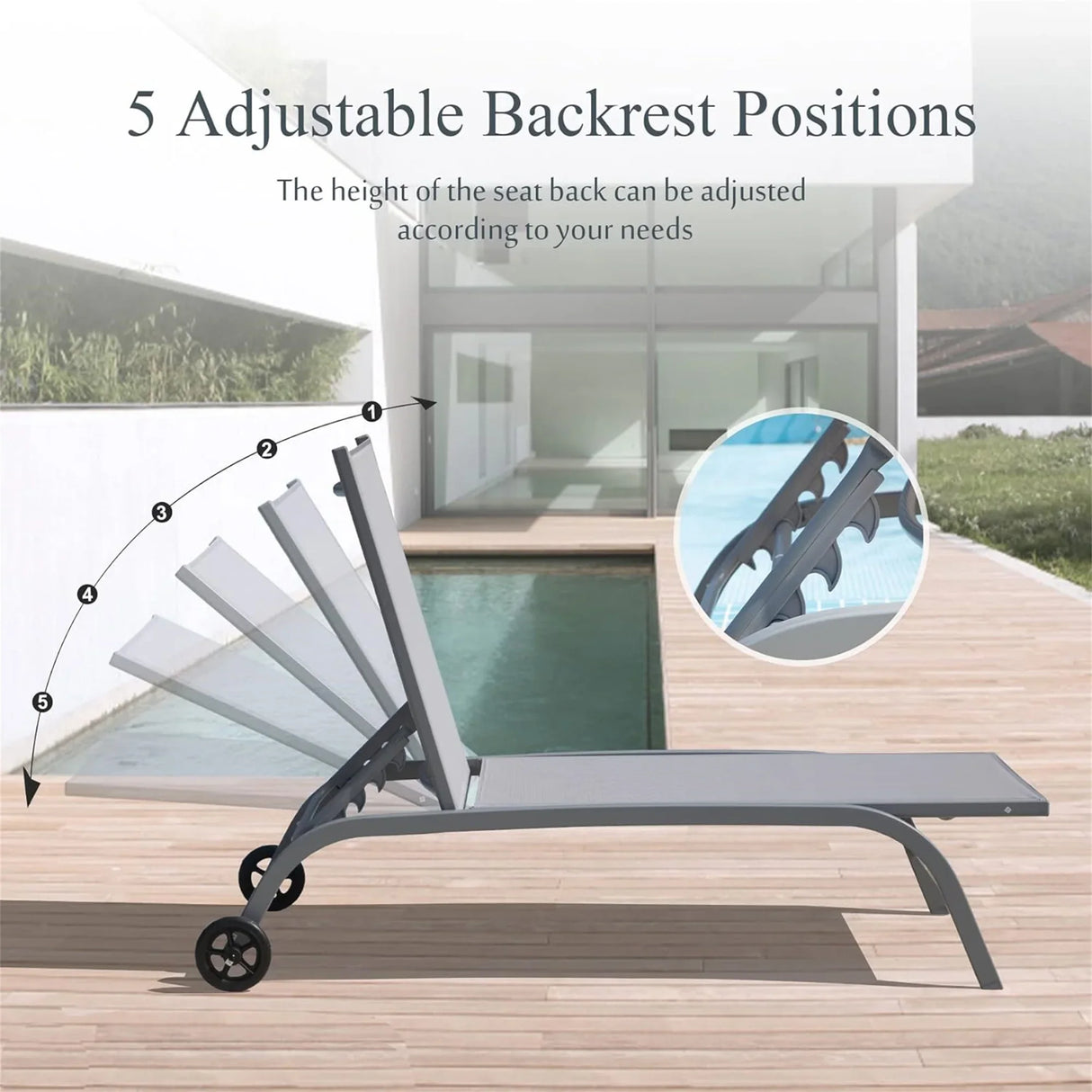Chaise Lounge Outdoor Set of 2 - Furniture Home Direct