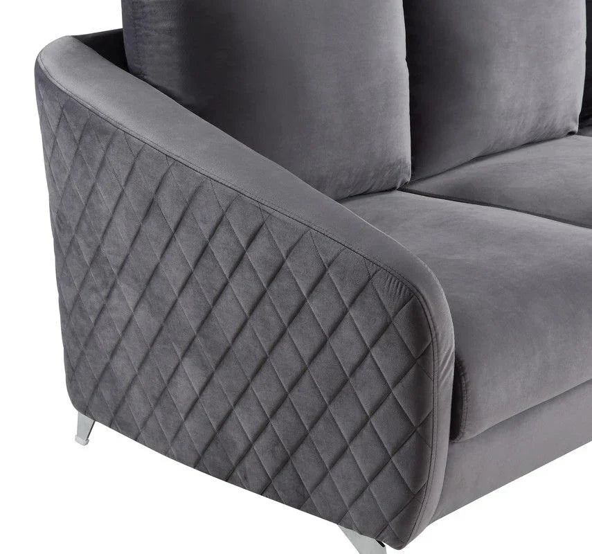 Sofia - Velvet Modern Chic Sofa Couch - Furniture Home Direct