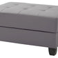 Stylish Storage Contemporary Ottoman - Furniture Home Direct