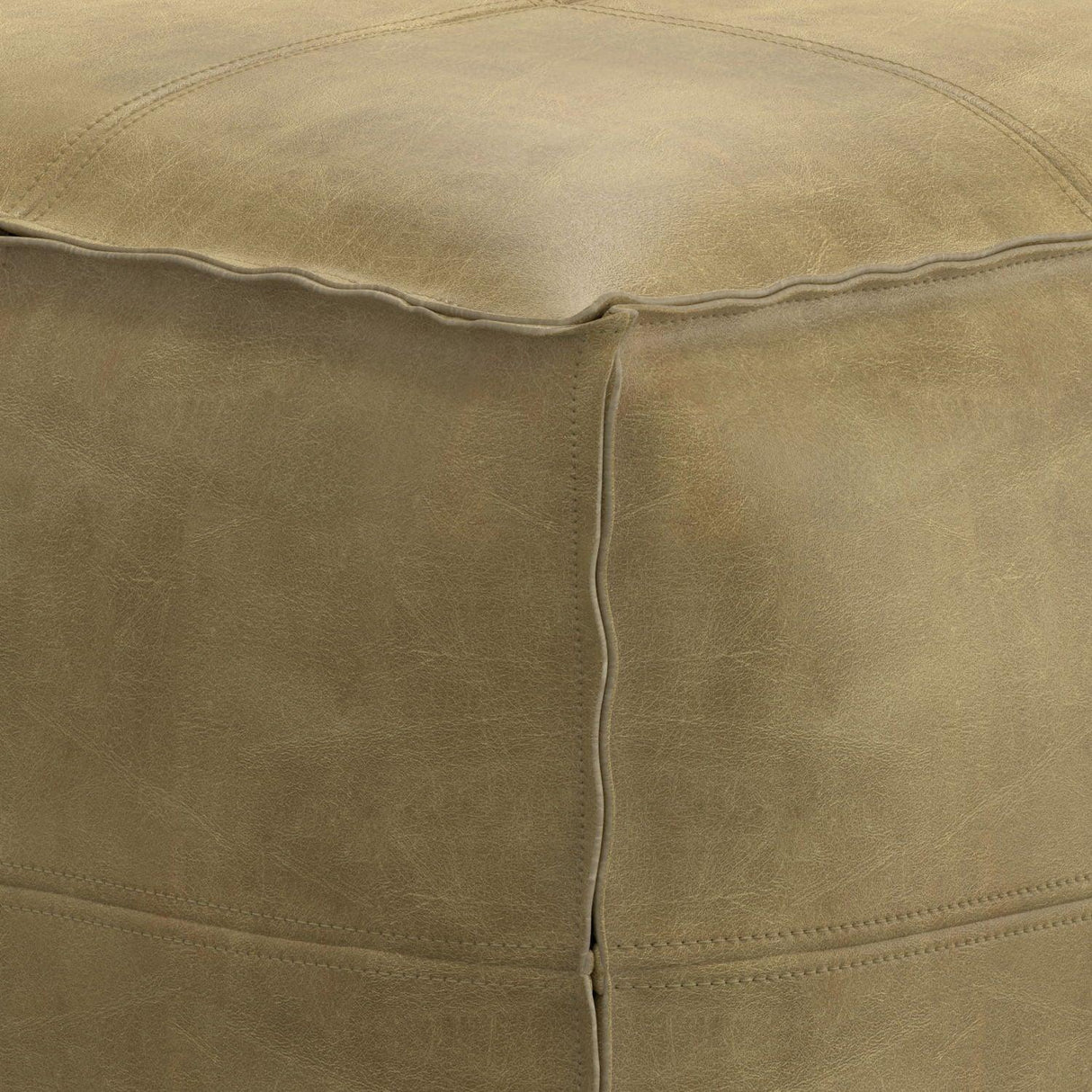 Sheffield - Handcrafted Square Pouf - Furniture Home Direct