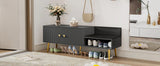 Modern Shoe Cabinet - Black - Furniture Home Direct