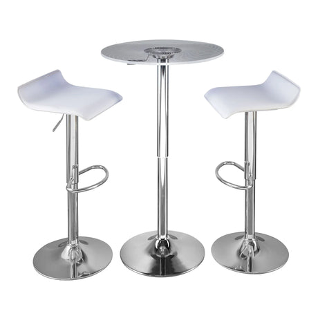 Spyra Ale - 3 Piece Contemporary Adjustable Bar With Up Set - Furniture Home Direct