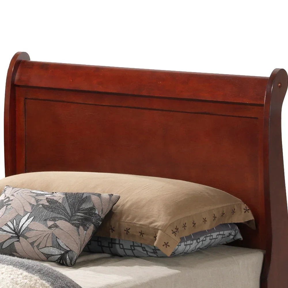 Sleigh Bed With Low Footboard - Furniture Home Direct