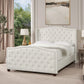 Marcella - Upholstered Shelter Headboard Bed Set - Furniture Home Direct