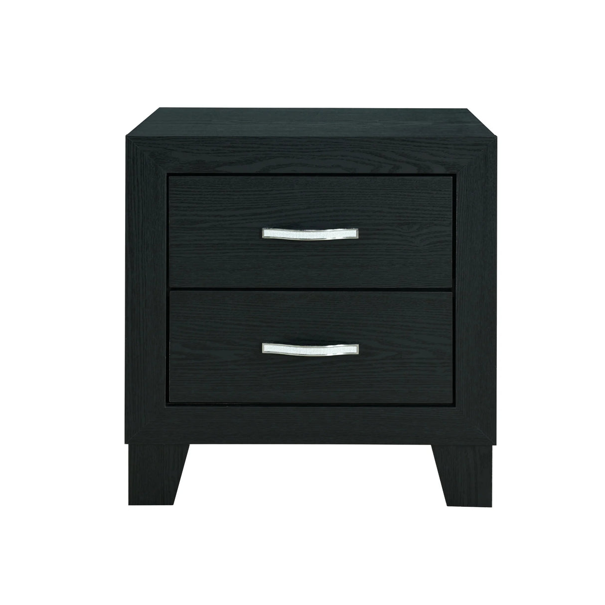 Queen Bed Set With Dresser Mirror Chest Nightstand Black - Furniture Home Direct