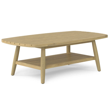 Bayshore - Outdoor Coffee Table - Light Teak - Furniture Home Direct