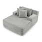 Modern Single Lazy Sofa Lounge Chair With High Density Foam - Furniture Home Direct