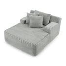 Modern Single Lazy Sofa Lounge Chair With High Density Foam - Furniture Home Direct