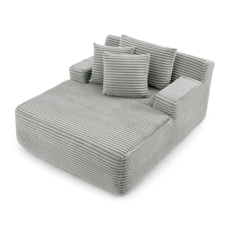 Modern Single Lazy Sofa Lounge Chair With High Density Foam - Furniture Home Direct