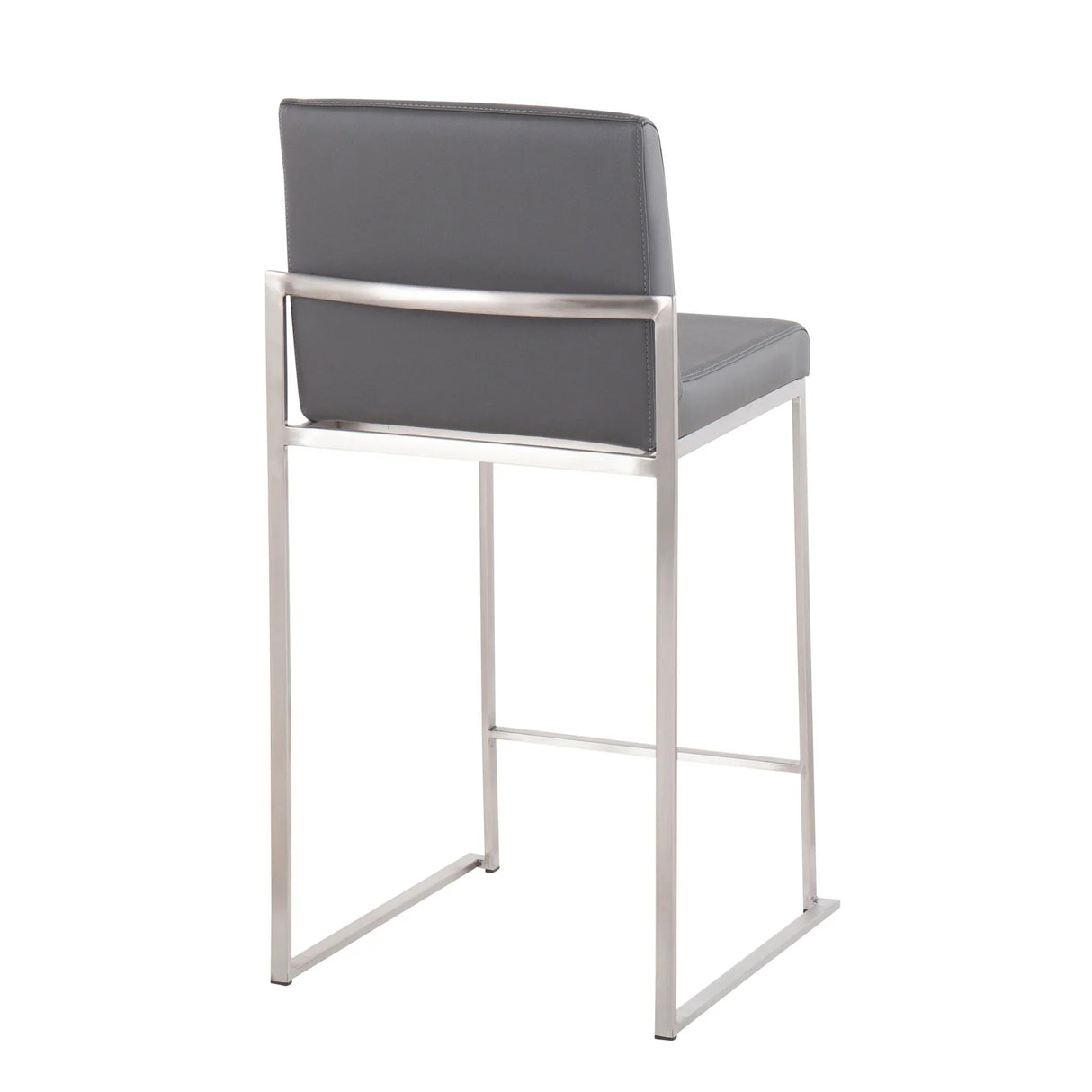 Fuji - Contemporary High Back Counter Stool, Functional Design - Furniture Home Direct