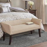 Elegant Design Bench Upholstery, Solid Wood Frame - Furniture Home Direct