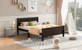 Platform Bed Frame Mattress Foundation Sleigh Bed With Headboard / Footboard / Wood Slat Suppor - Furniture Home Direct