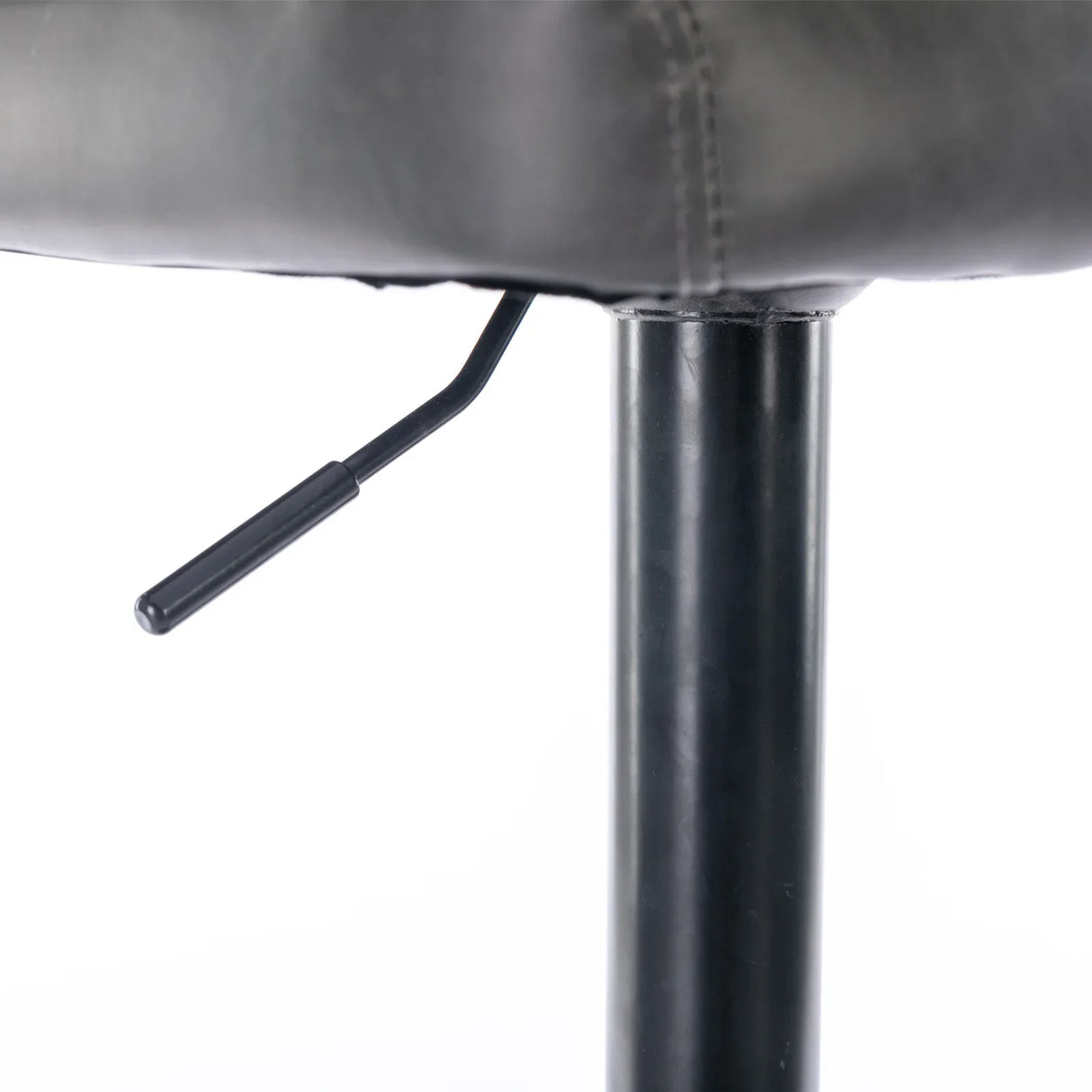 Counter Height Bar Stools Tufted Upholstered Dark Gray - Furniture Home Direct