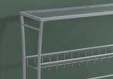 Accent Console Table For Entryway, Contemporary & Modern - Silver - Furniture Home Direct