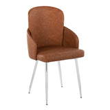 Dahlia - Contemporary, Dining Chair (Set of 2) - Furniture Home Direct
