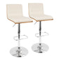 Vasari - Mid Century Modern Adjustable Barstool With Swivel - Furniture Home Direct