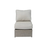 Comfortable Modern Patio Rattan Sectional Set With Cushions - Furniture Home Direct