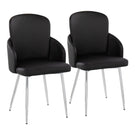 Dahlia - Contemporary, Dining Chair (Set of 2) - Furniture Home Direct