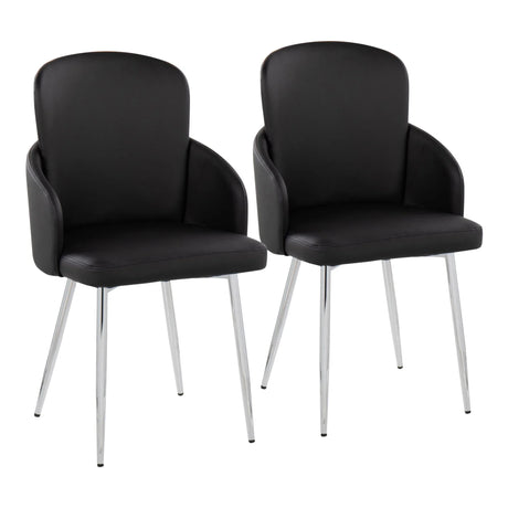 Dahlia - Contemporary, Dining Chair (Set of 2) - Furniture Home Direct