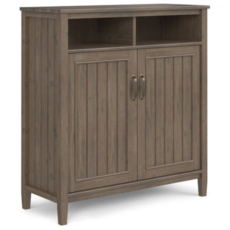 Lev - Medium Storage Cabinet - Smoky Brown - Furniture Home Direct