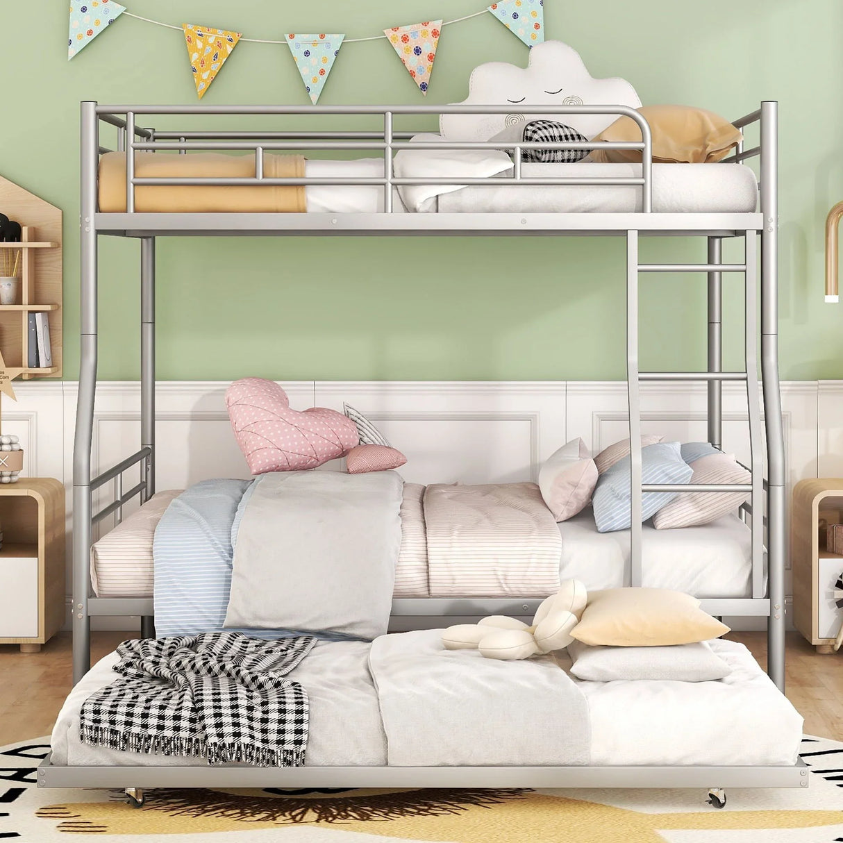 Steel Construction Bunk Bed - Furniture Home Direct