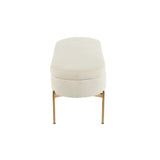 Chloe - Contemporary / Glam Bench - Furniture Home Direct