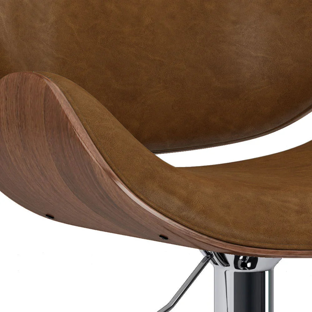 Marana - Multifunctional Handcrafted Bentwood Adjustable Swivel Bar Stool - Furniture Home Direct