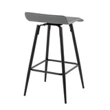 Ale - Contemporary Fixed Height Counter Stool (Set of 2) - Furniture Home Direct