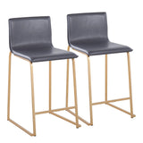 Mara - Contemporary Counter Stool Elegant Design (Set of 2) - Furniture Home Direct