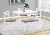 Dining Set, 5 Pieces Set, Rectangular, Small, Contemporary & Modern - Furniture Home Direct