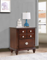 Elegant Traditional Nightstand - Furniture Home Direct