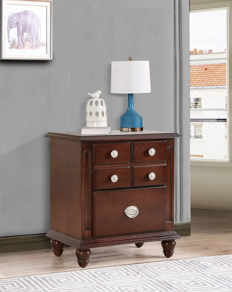 Elegant Traditional Nightstand - Furniture Home Direct