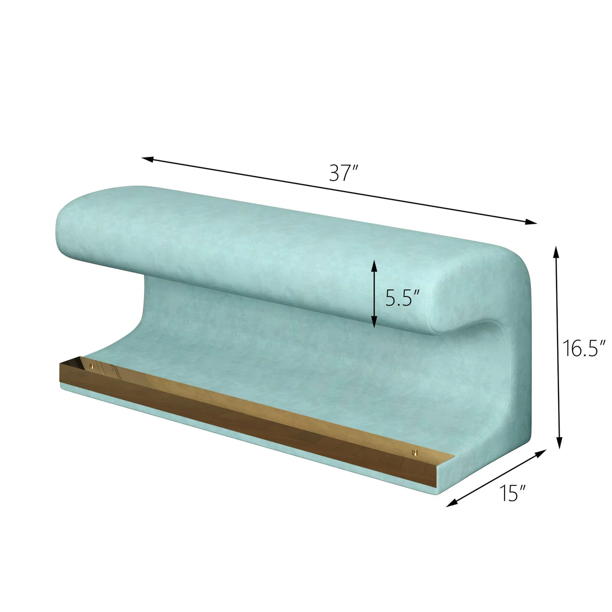 Modern Upholstered Entryway Bench With LED Sensor Light - Furniture Home Direct