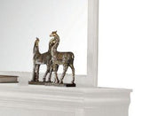 Louis Philippe - Bedroom Mirror, Elegant Design - Furniture Home Direct