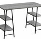 Computer Desk For Home Office, Storage Shelves, Industrial Design - Furniture Home Direct