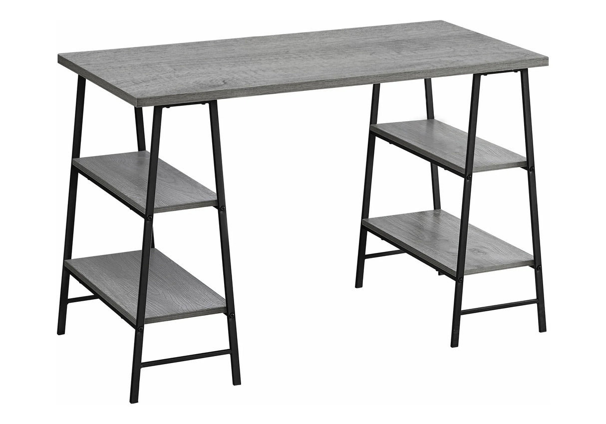 Computer Desk For Home Office, Storage Shelves, Industrial Design - Furniture Home Direct
